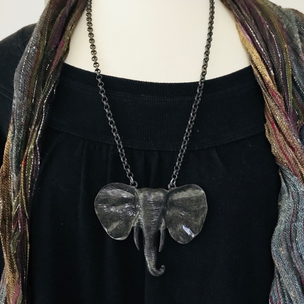 🆕 Elephant Statement Necklace